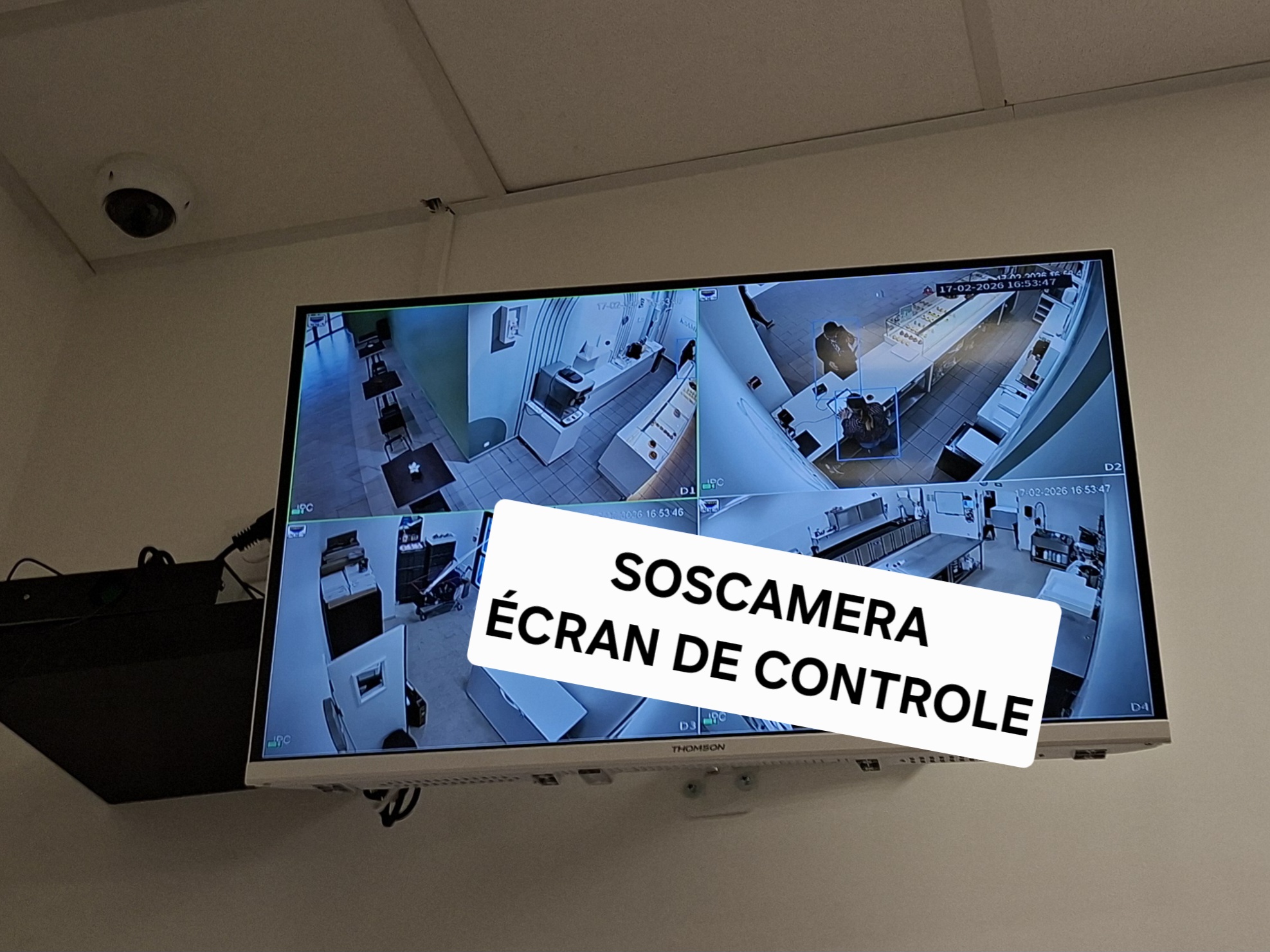 écran de controle dahua