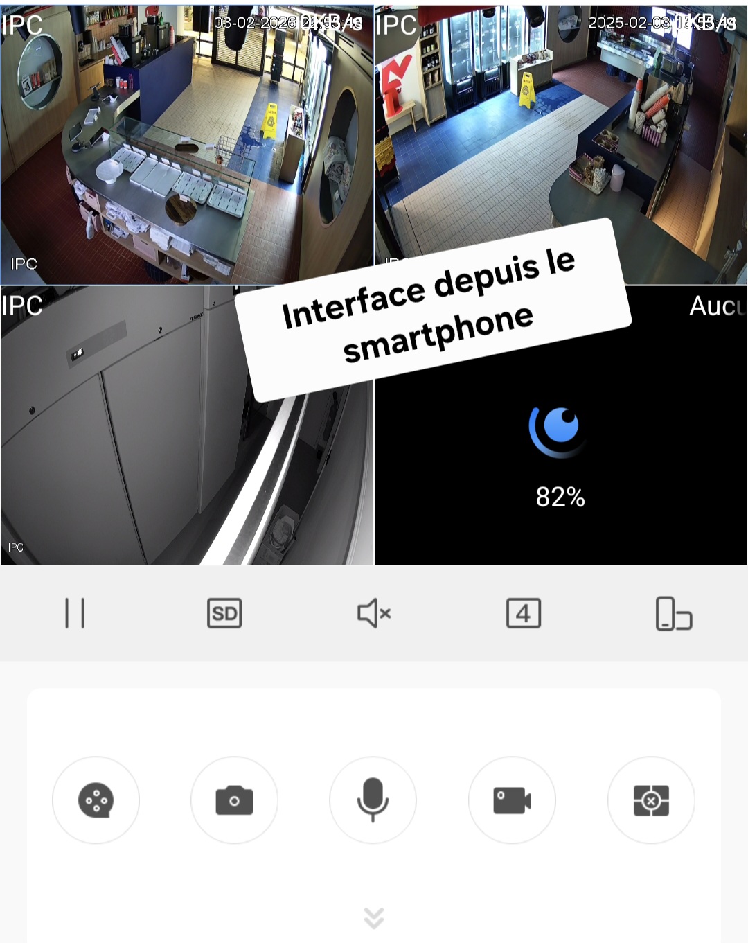 soscamera gérable à distance